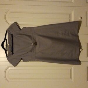 Women's Gray JONES NEW YORK Dress Plus Size 14
